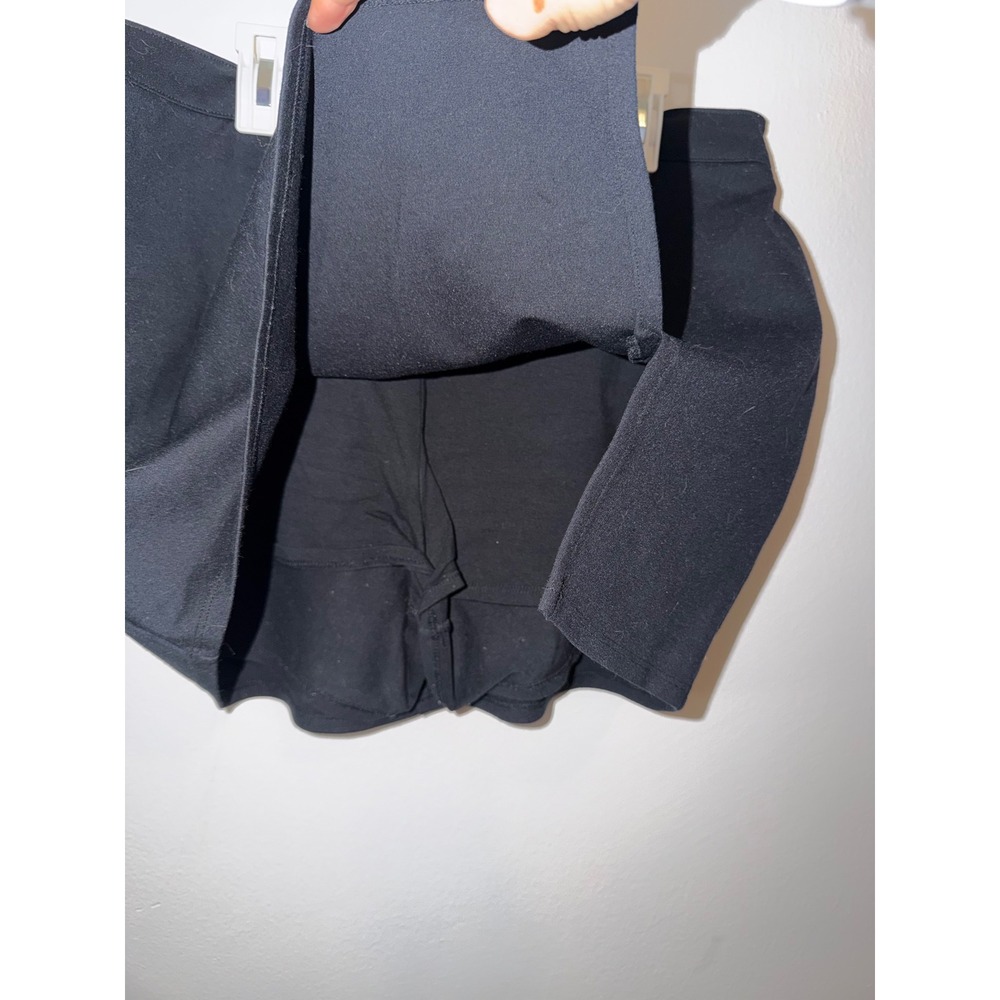 Hollister Ultra High-Rise Skort Black Mini Skirt Shorts Size L - Picture 3 of 4